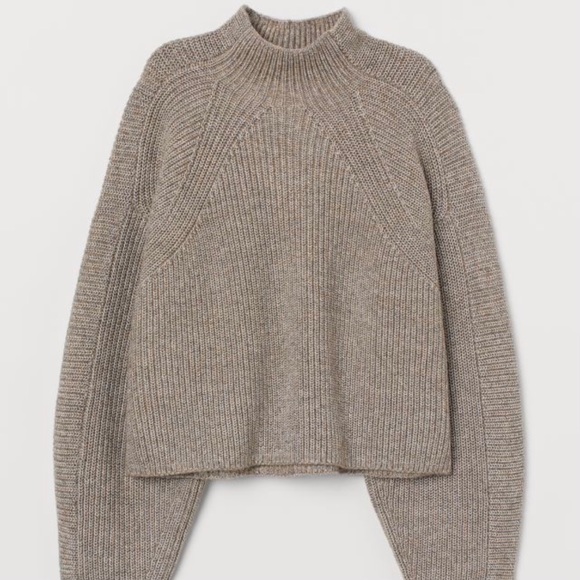 NWT H&M Knit Mock-Turtleneck Sweater - Picture 2 of 6